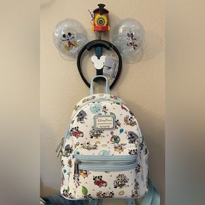 Mickey’s Runaway Railroad Ears and Backpack set.